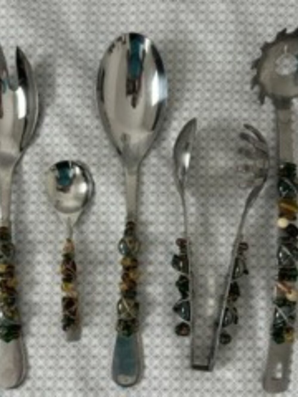 artsy serving utensils